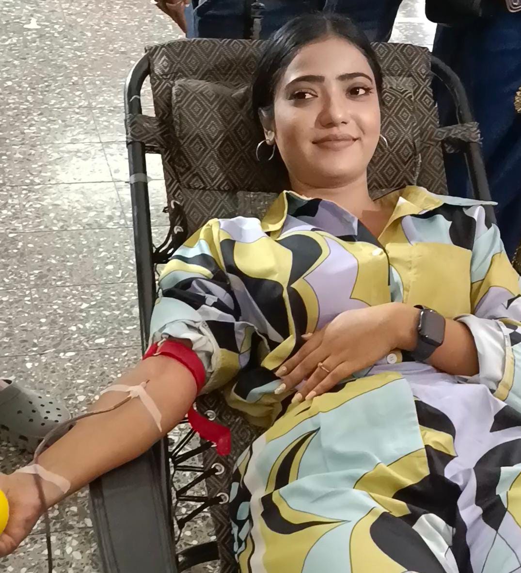 ऎक्ट्रेस मुस्कान शर्मा ने किया रक्तदान शिविर का सफल आयोजन, ख़ुद भी ब्लड किया डोनेट 57 ऎक्ट्रेस मुस्कान शर्मा ने किया रक्तदान शिविर का सफल आयोजन, ख़ुद भी ब्लड किया डोनेट